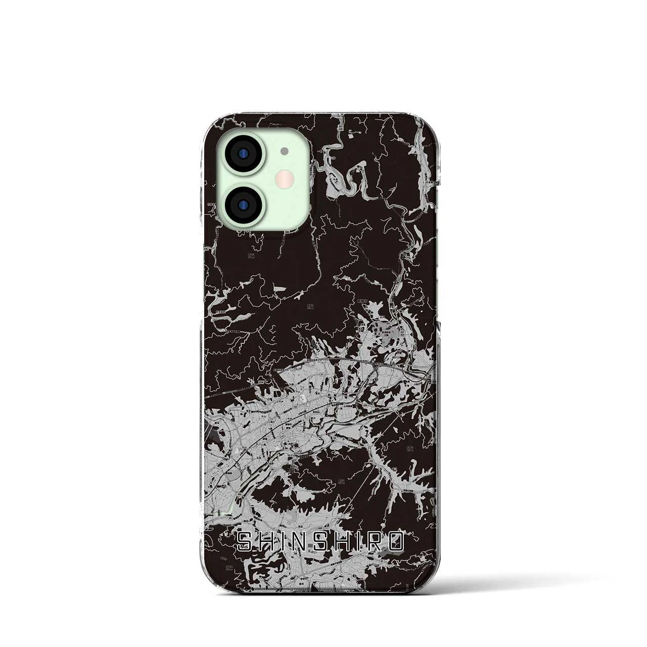 【新城(愛知県)】地図柄iPhoneケース(クリアタイプ)