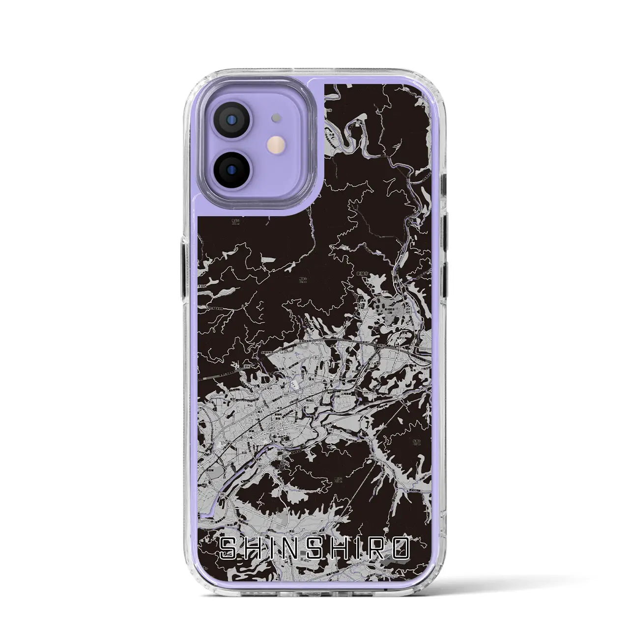 【新城(愛知県)】地図柄iPhoneケース(MagSafeタイプ)