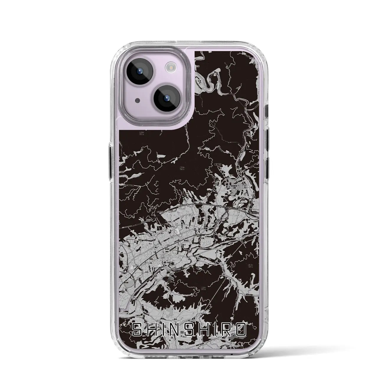 【新城(愛知県)】地図柄iPhoneケース(MagSafeタイプ)