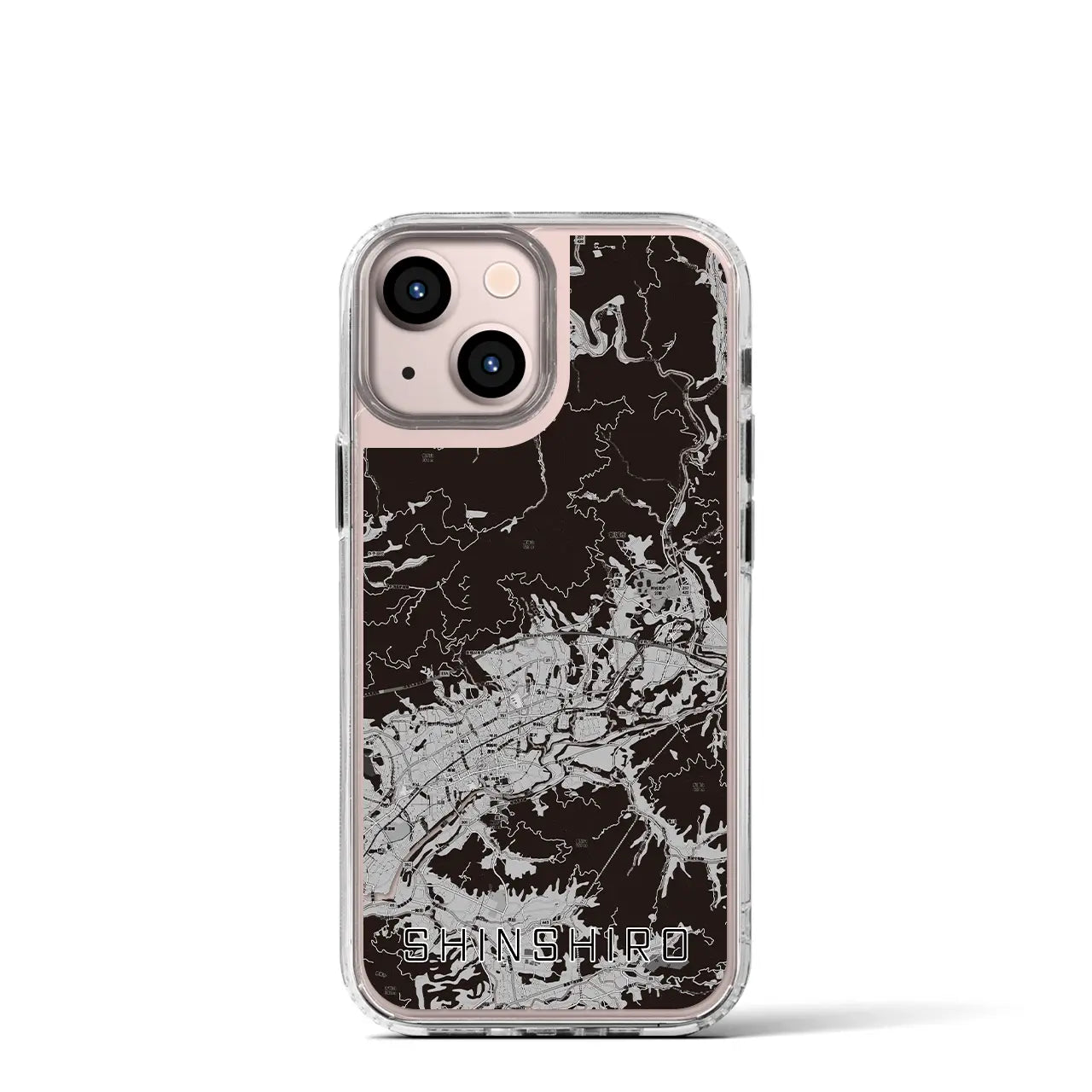 【新城(愛知県)】地図柄iPhoneケース(MagSafeタイプ)