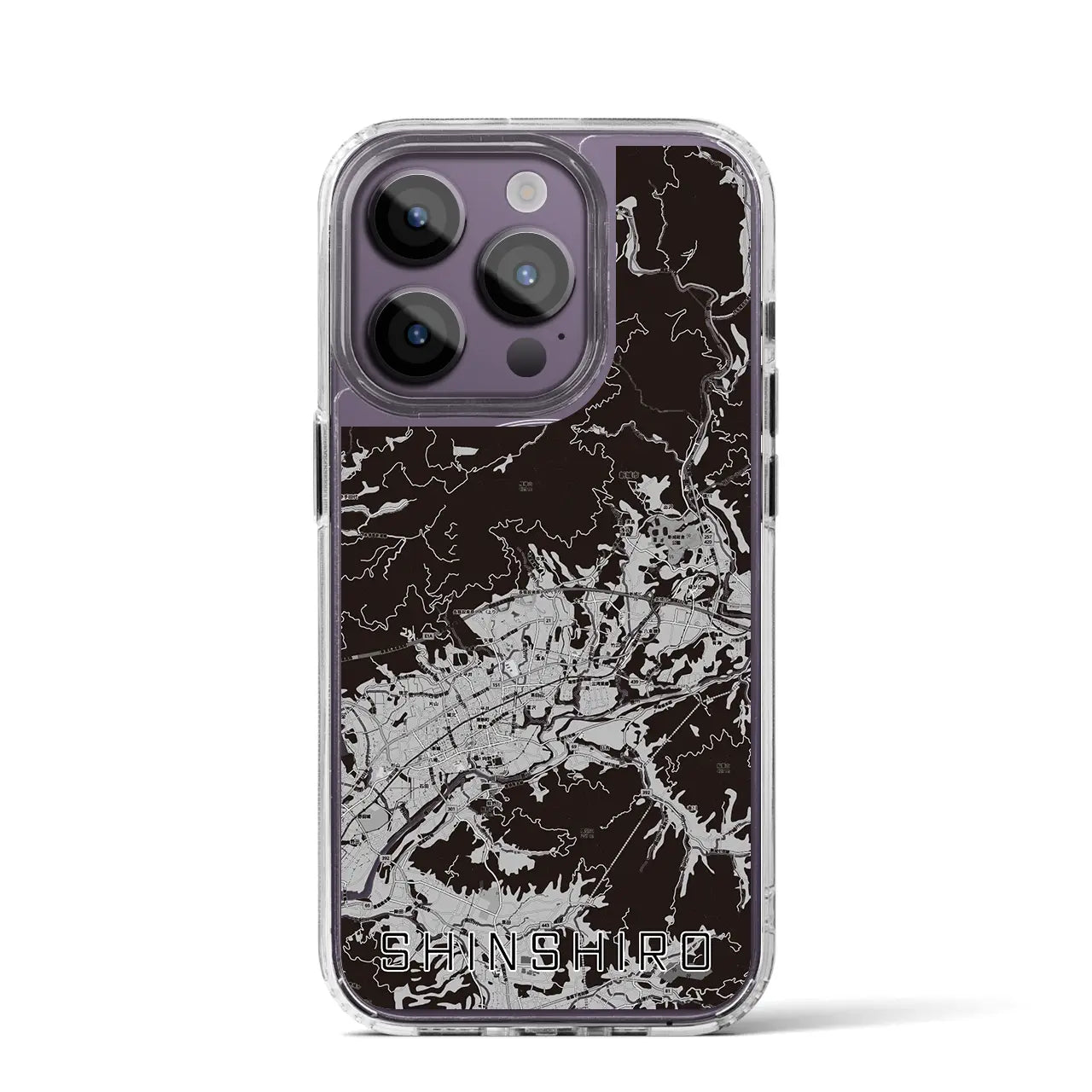 【新城(愛知県)】地図柄iPhoneケース(MagSafeタイプ)