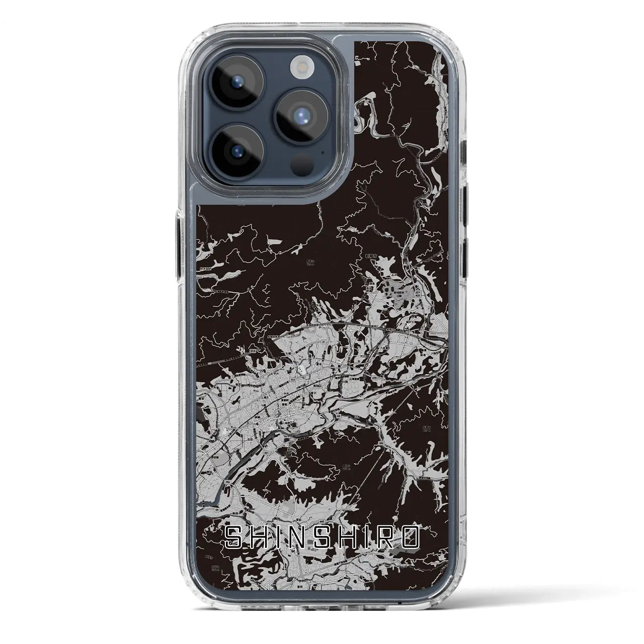 【新城(愛知県)】地図柄iPhoneケース(MagSafeタイプ)