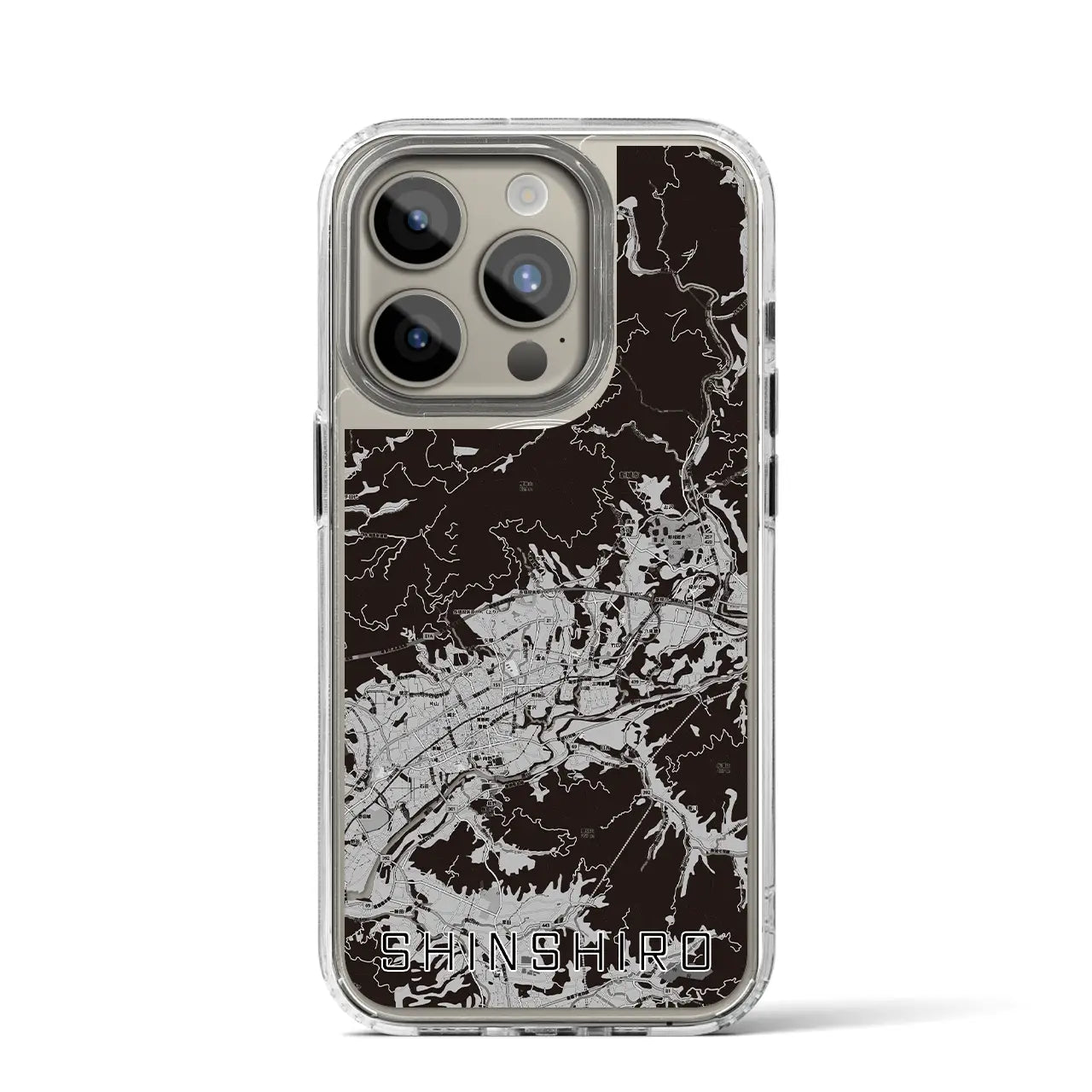 【新城(愛知県)】地図柄iPhoneケース(MagSafeタイプ)