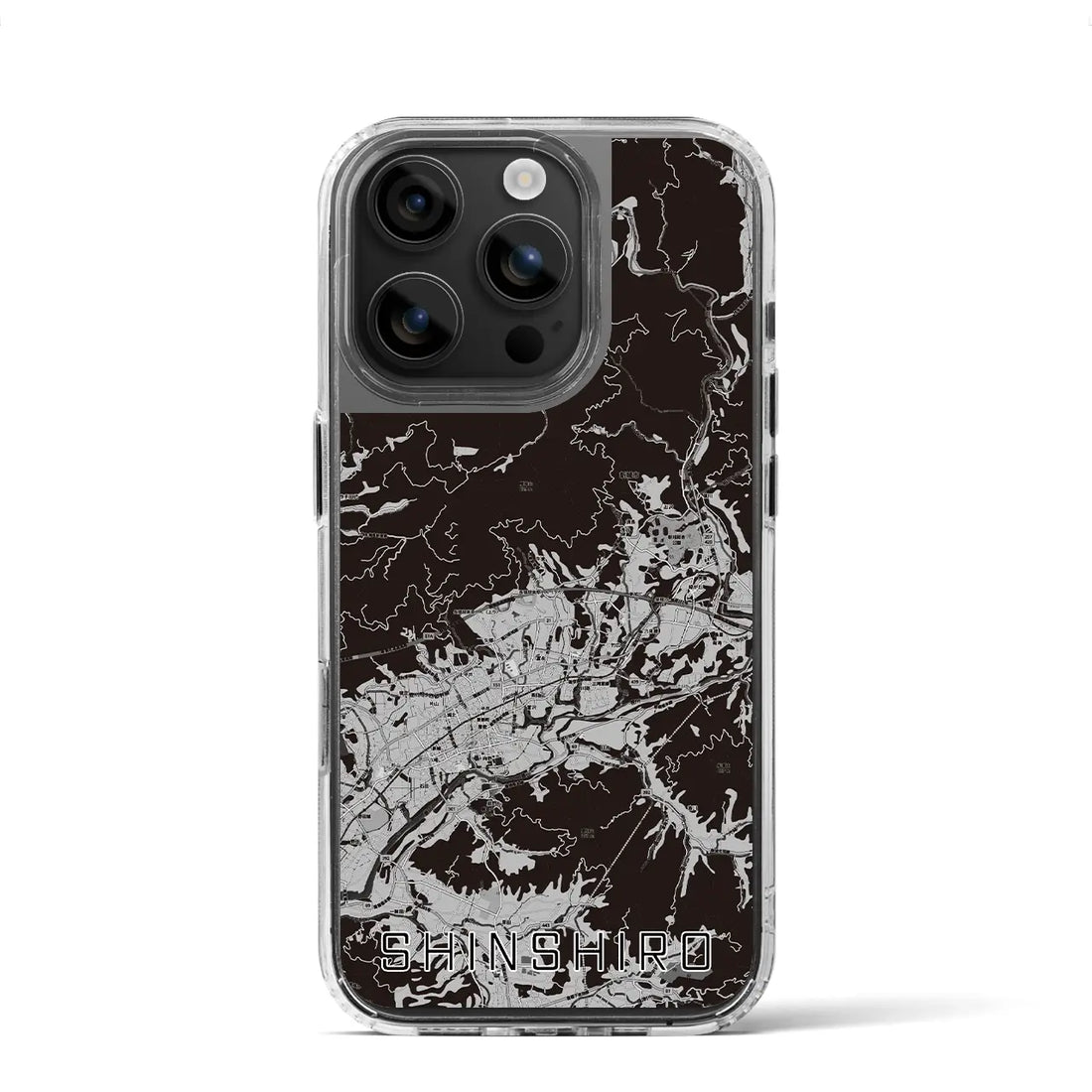 【新城(愛知県)】地図柄iPhoneケース(MagSafeタイプ)