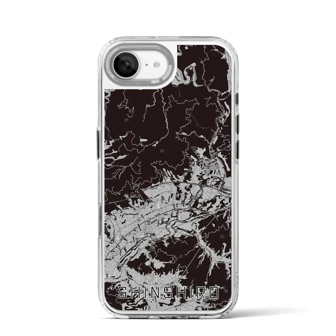 【新城(愛知県)】地図柄iPhoneケース(MagSafeタイプ)