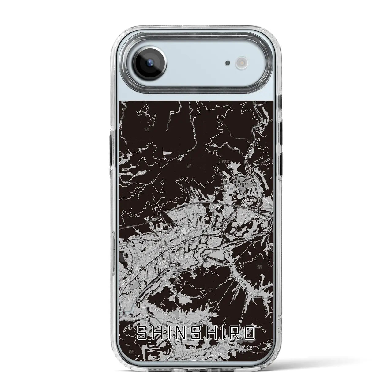 【新城(愛知県)】地図柄iPhoneケース(MagSafeタイプ)