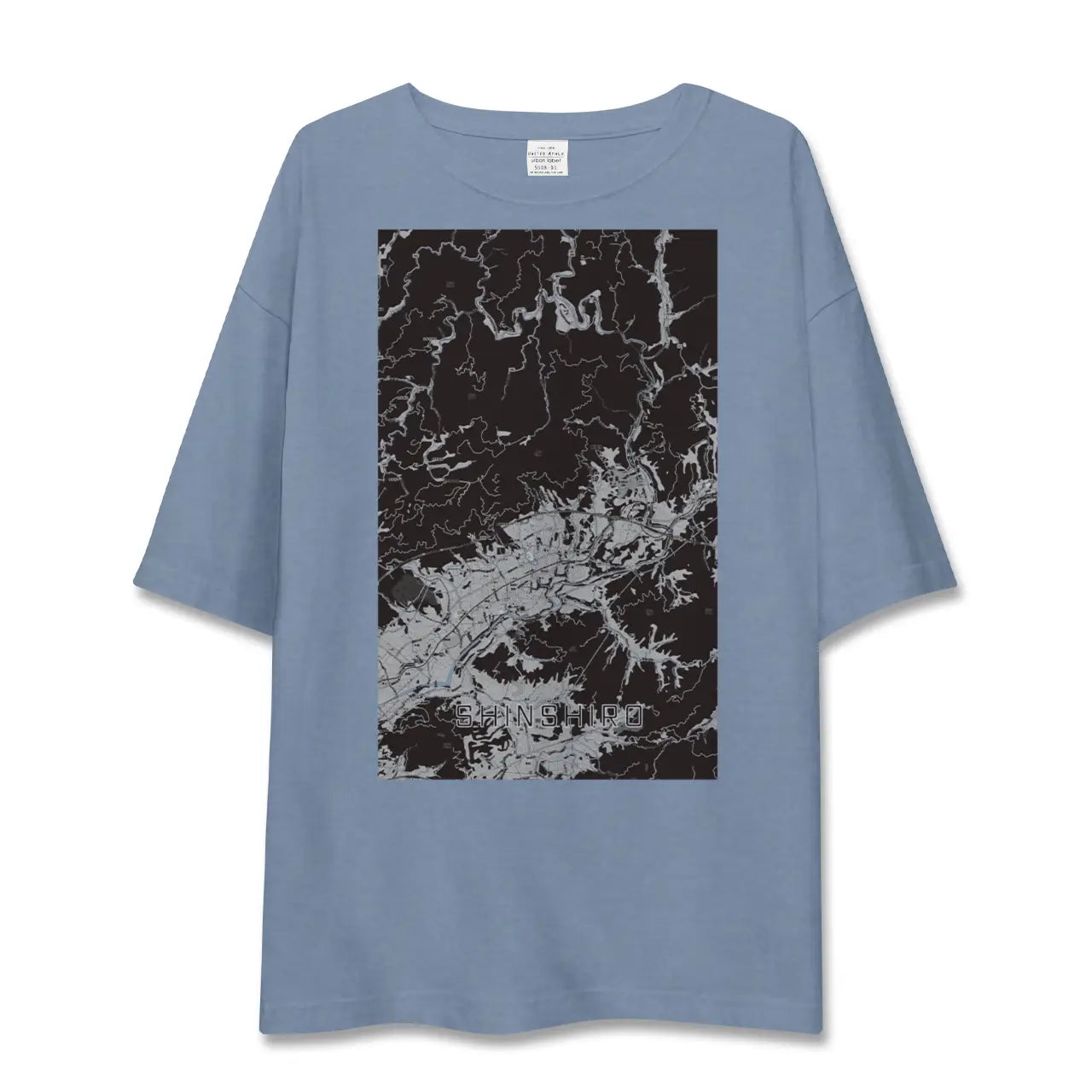 【新城(愛知県)】地図柄ビッグシルエットTシャツ