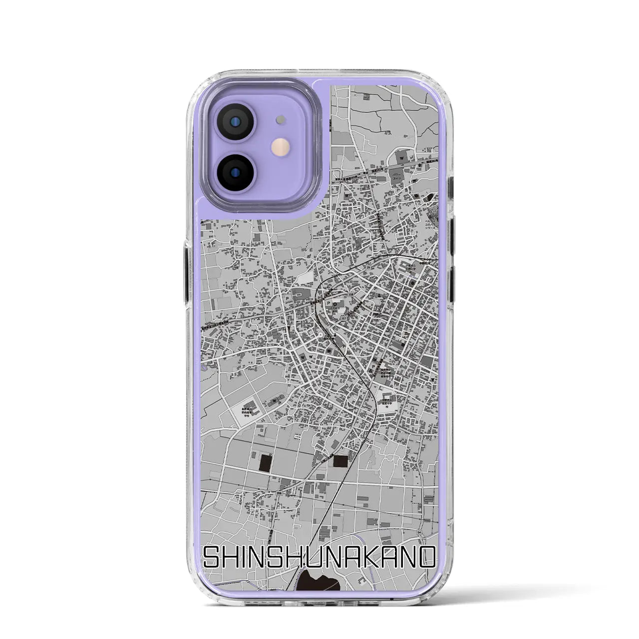 【信州中野(長野県)】地図柄iPhoneケース(MagSafeタイプ)