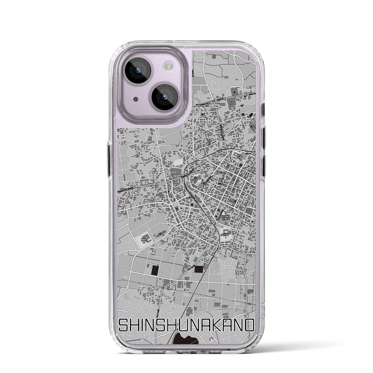【信州中野(長野県)】地図柄iPhoneケース(MagSafeタイプ)
