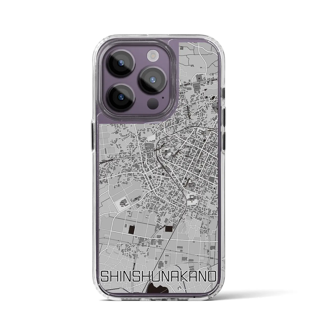 【信州中野(長野県)】地図柄iPhoneケース(MagSafeタイプ)