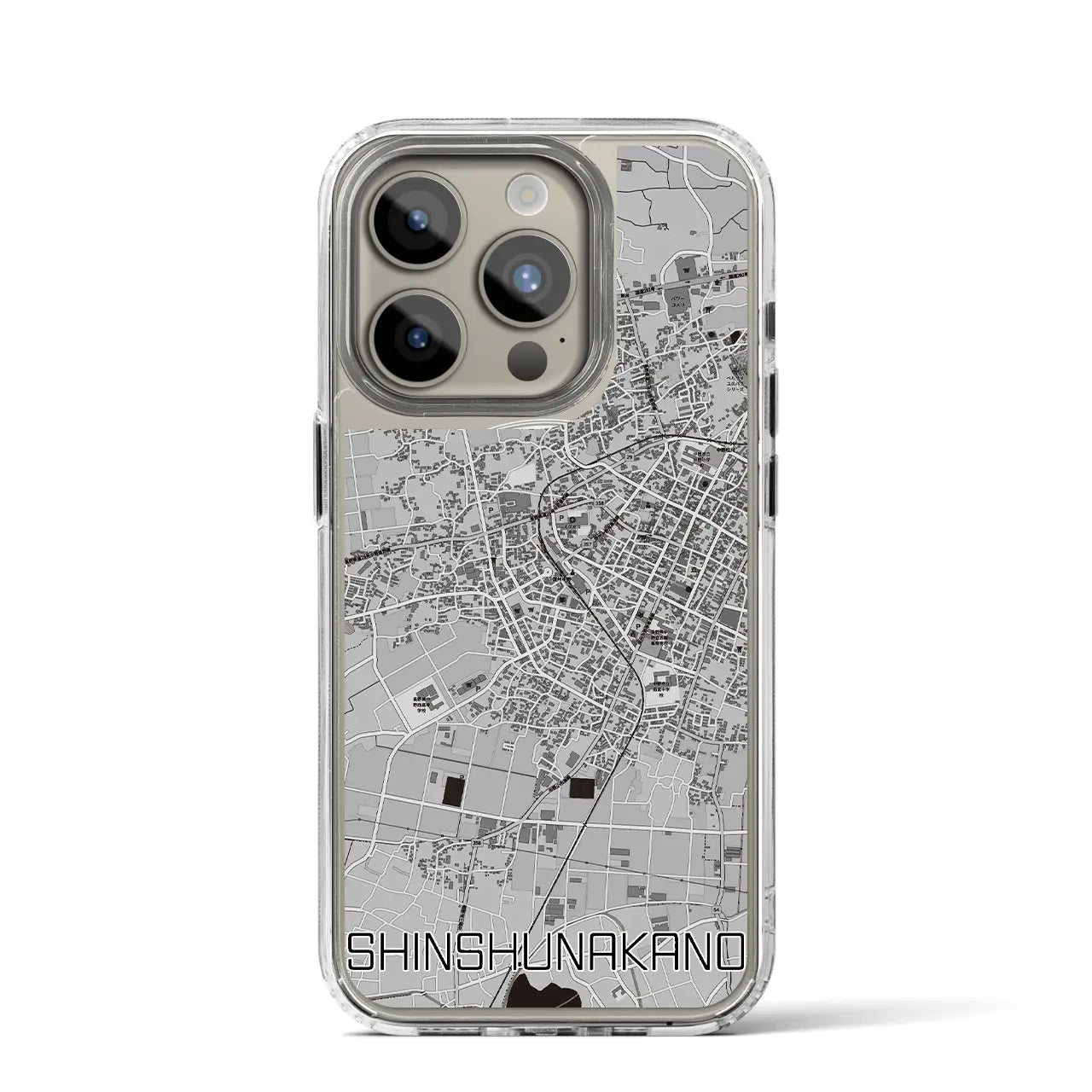 【信州中野(長野県)】地図柄iPhoneケース(MagSafeタイプ)