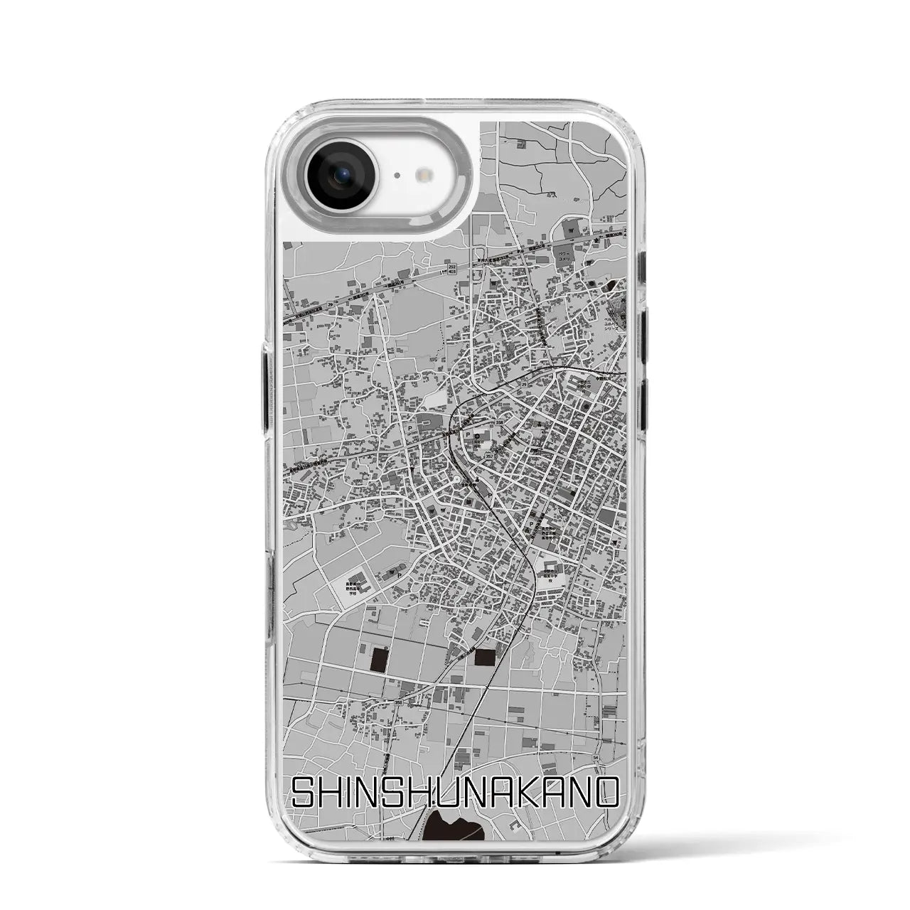 【信州中野(長野県)】地図柄iPhoneケース(MagSafeタイプ)