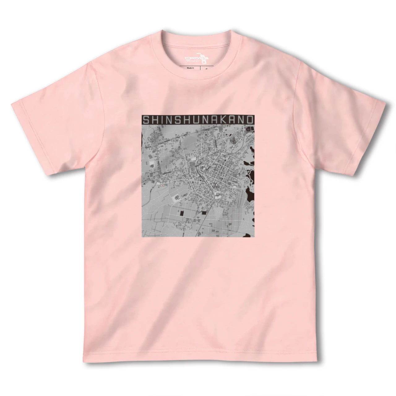 【信州中野(長野県)】地図柄ヘビーウェイトTシャツ
