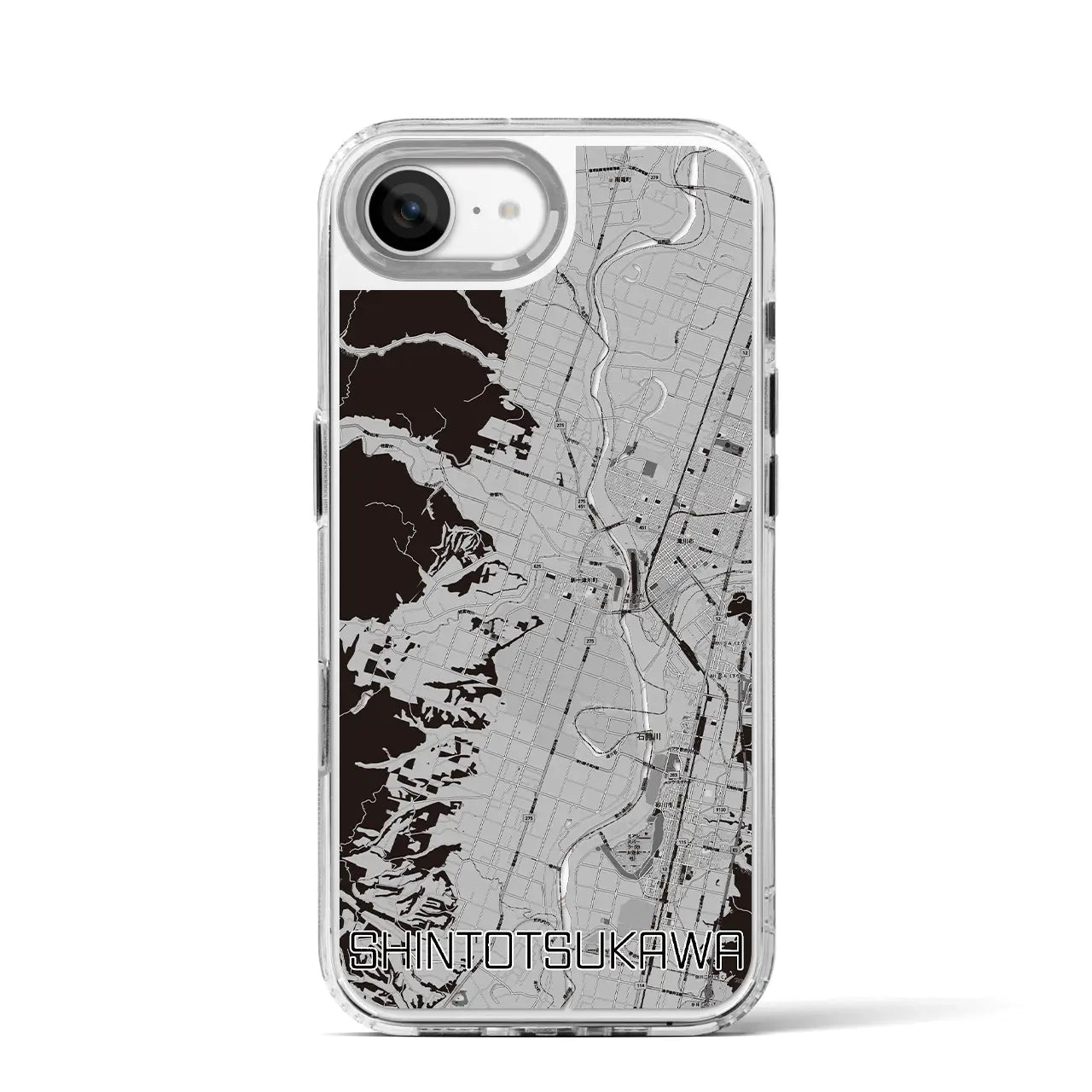 【新十津川(北海道)】地図柄iPhoneケース(MagSafeタイプ)