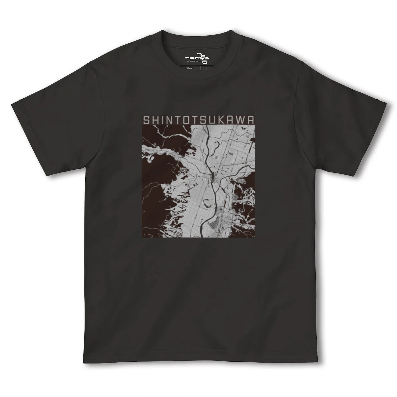 【新十津川(北海道)】地図柄ヘビーウェイトTシャツ