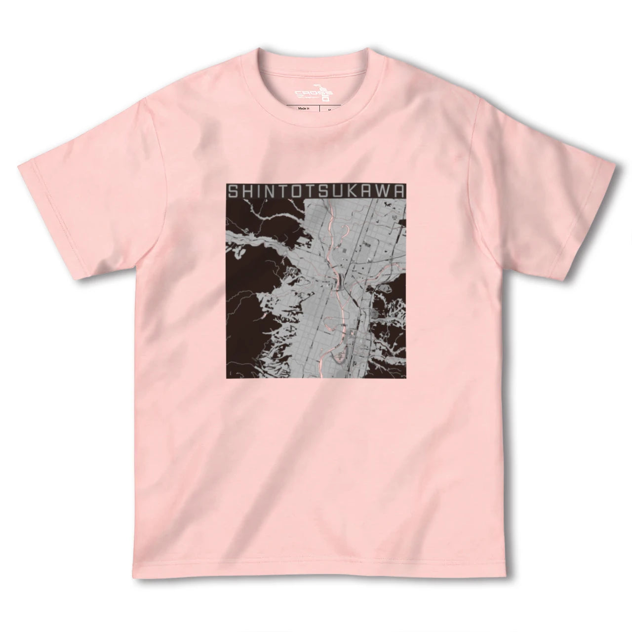 【新十津川(北海道)】地図柄ヘビーウェイトTシャツ