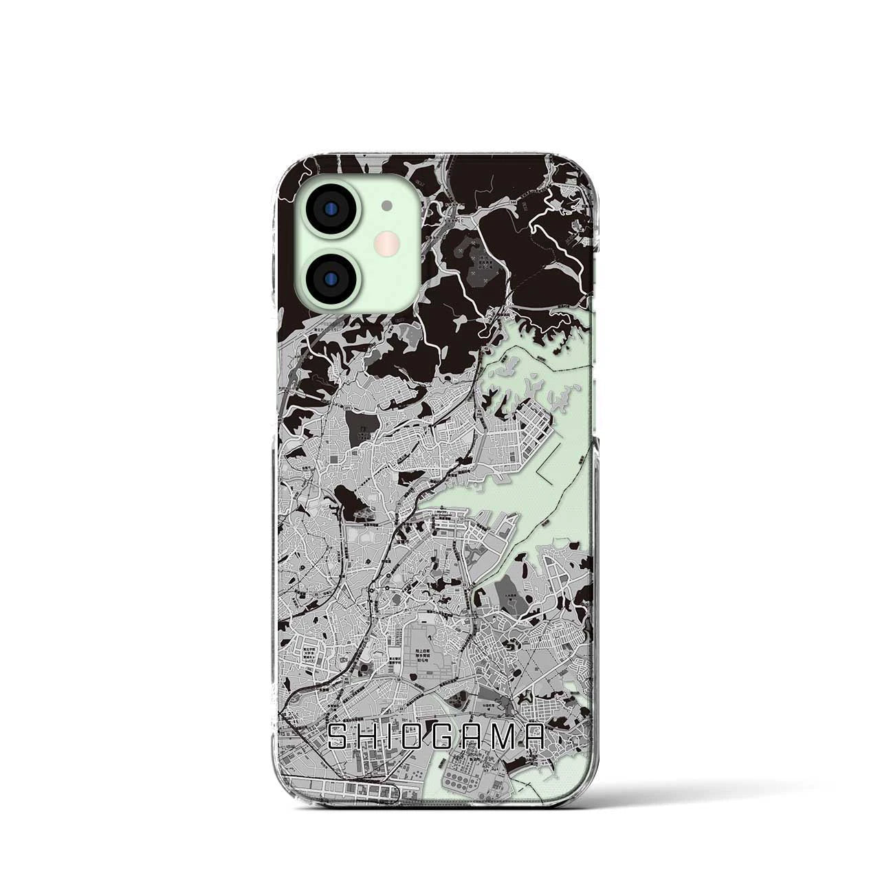 【塩竈(宮城県)】地図柄iPhoneケース(クリアタイプ)