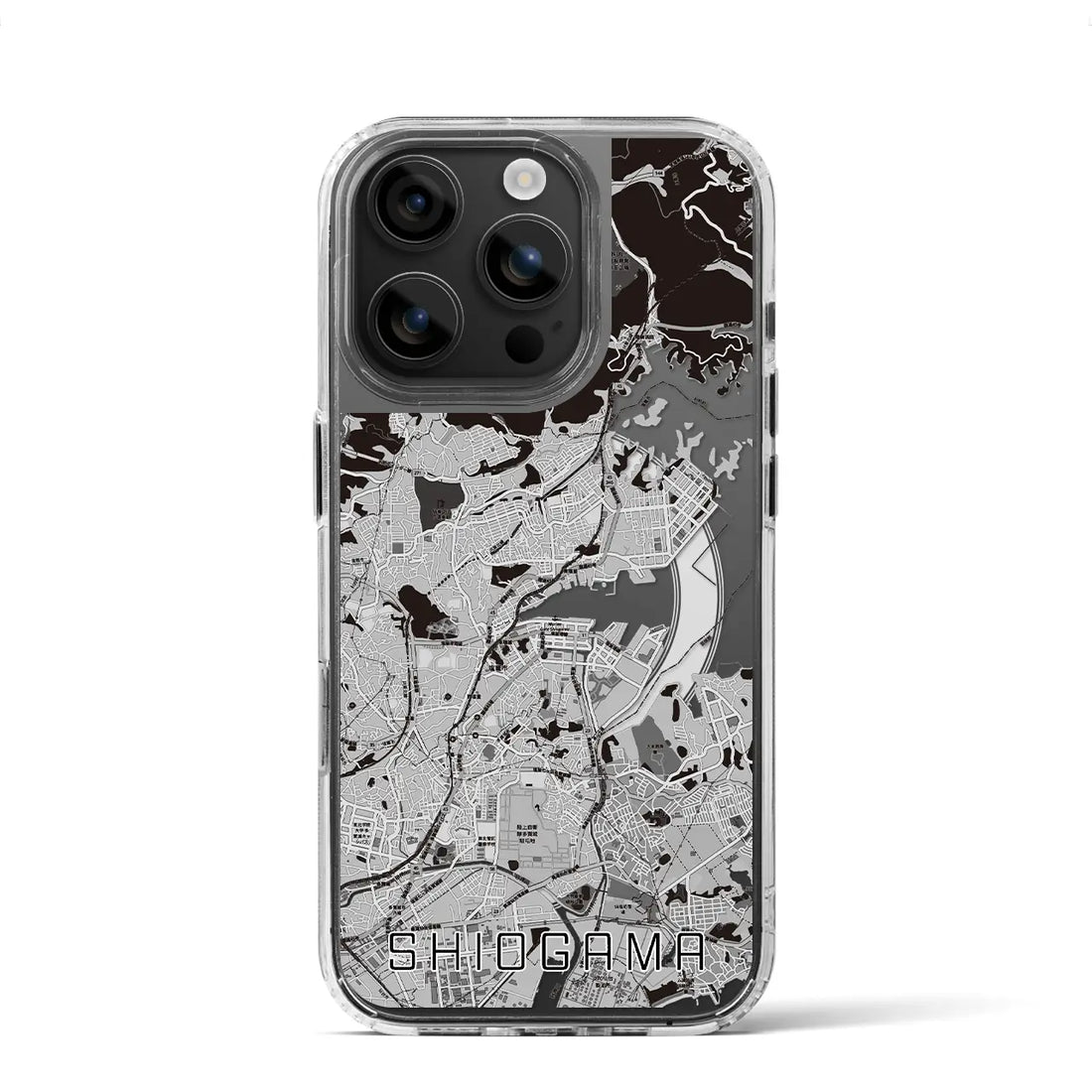 【塩竈(宮城県)】地図柄iPhoneケース(MagSafeタイプ)