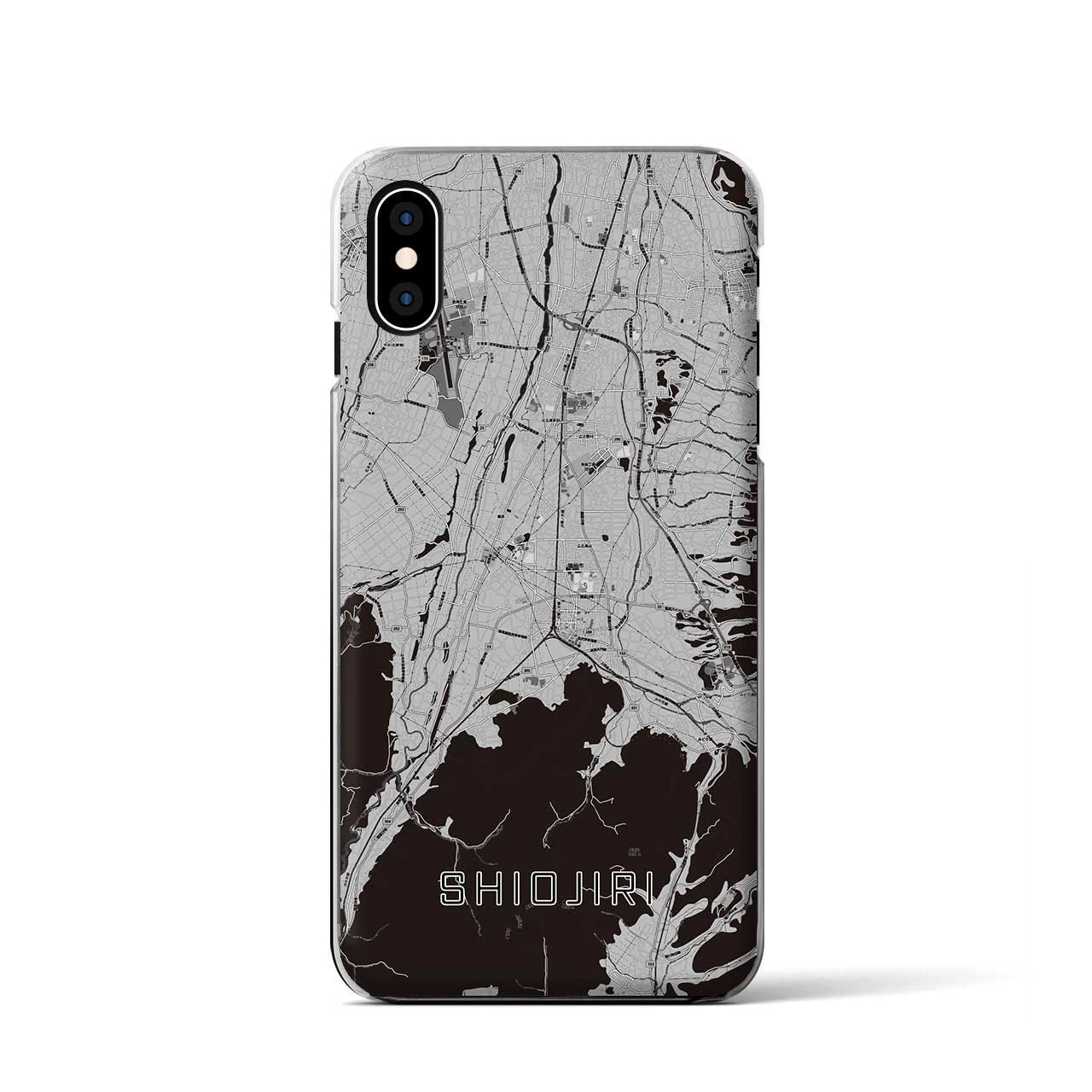 【塩尻(長野県)】地図柄iPhoneケース(クリアタイプ)
