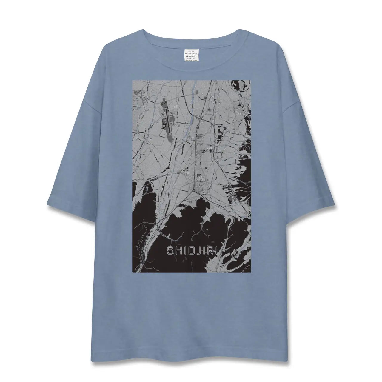 【塩尻(長野県)】地図柄ビッグシルエットTシャツ