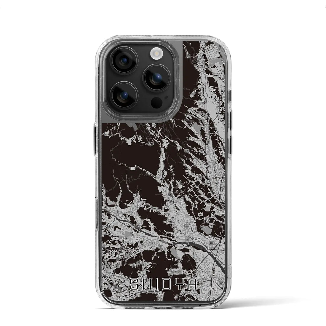 【塩谷(栃木県)】地図柄iPhoneケース(MagSafeタイプ)