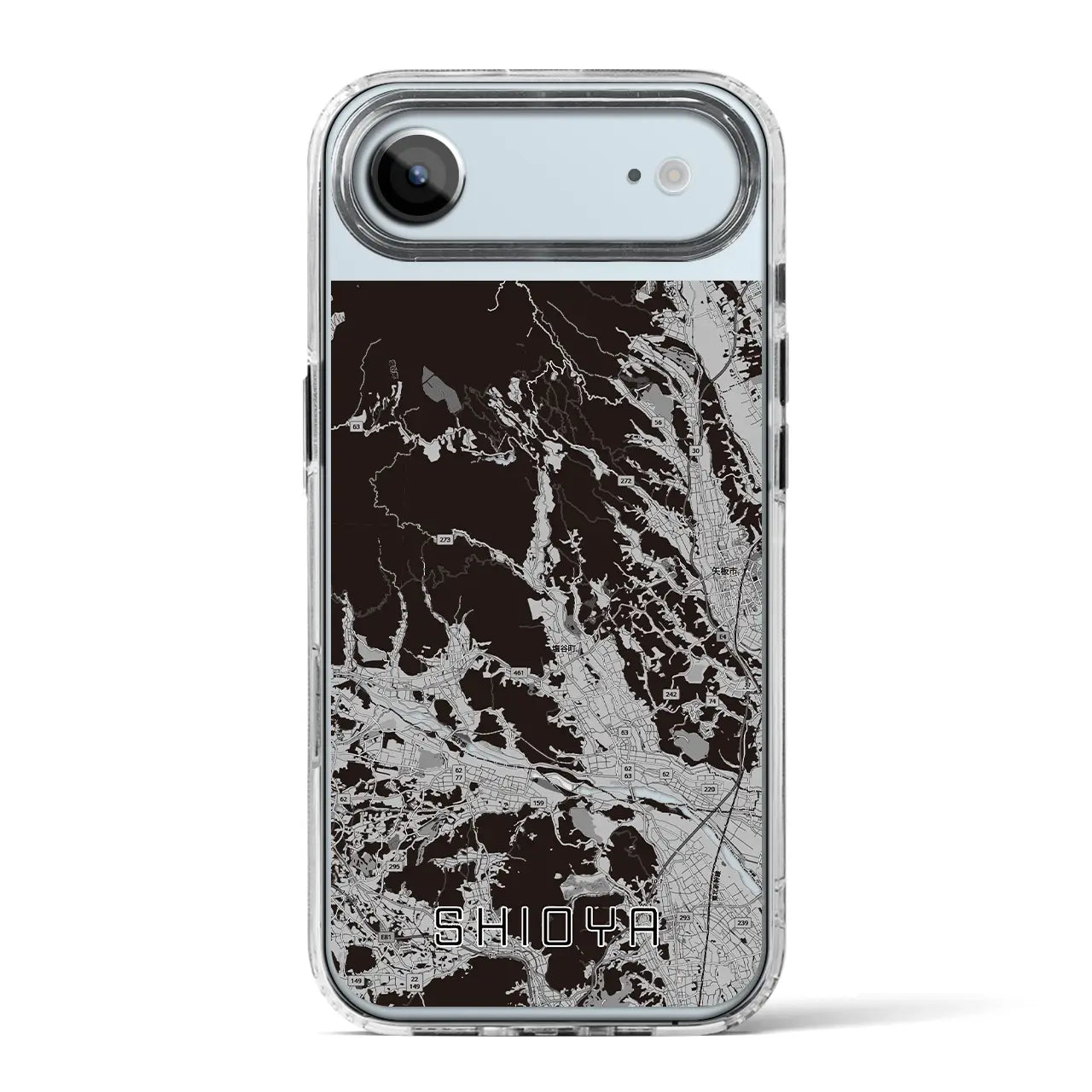 【塩谷(栃木県)】地図柄iPhoneケース(MagSafeタイプ)