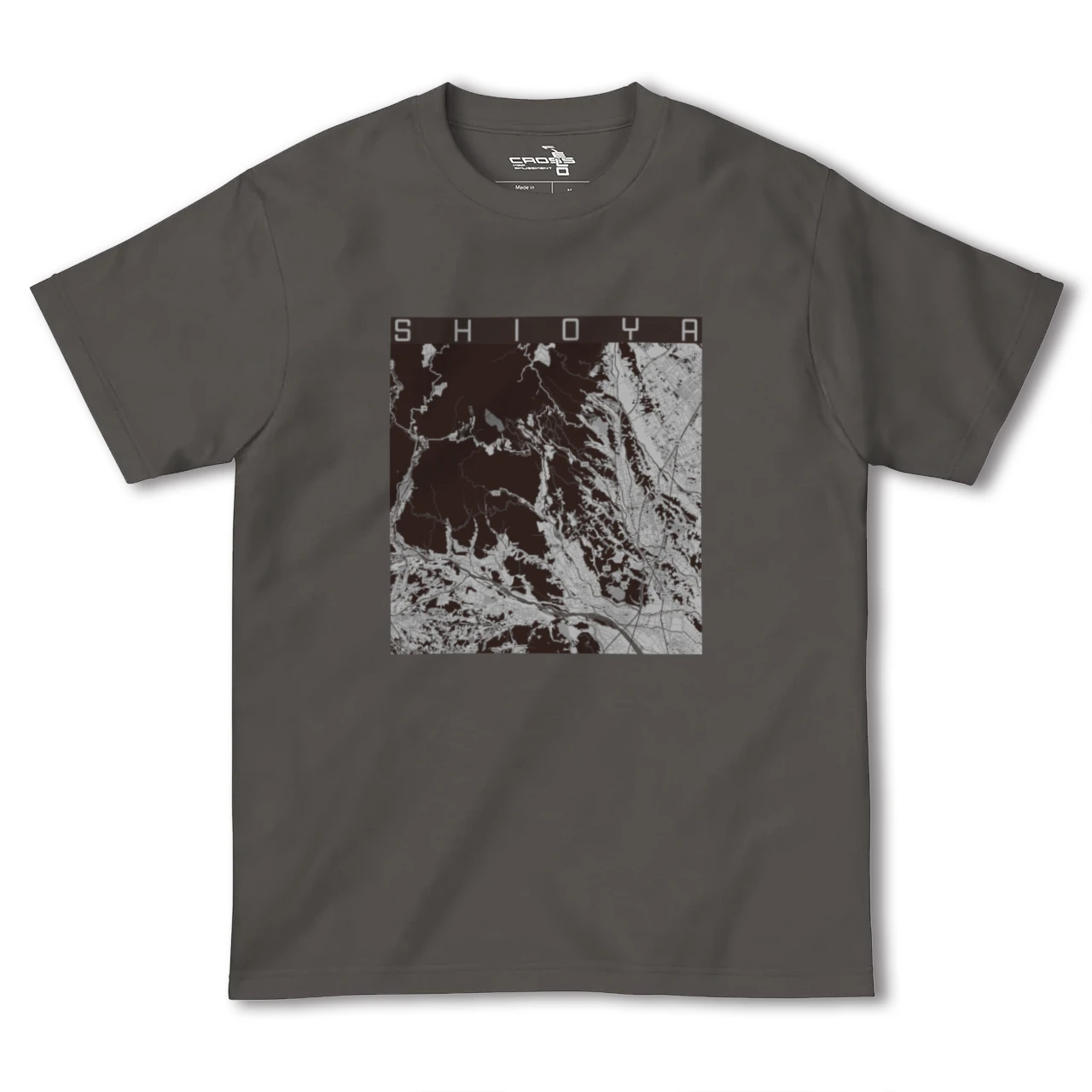 【塩谷(栃木県)】地図柄ヘビーウェイトTシャツ