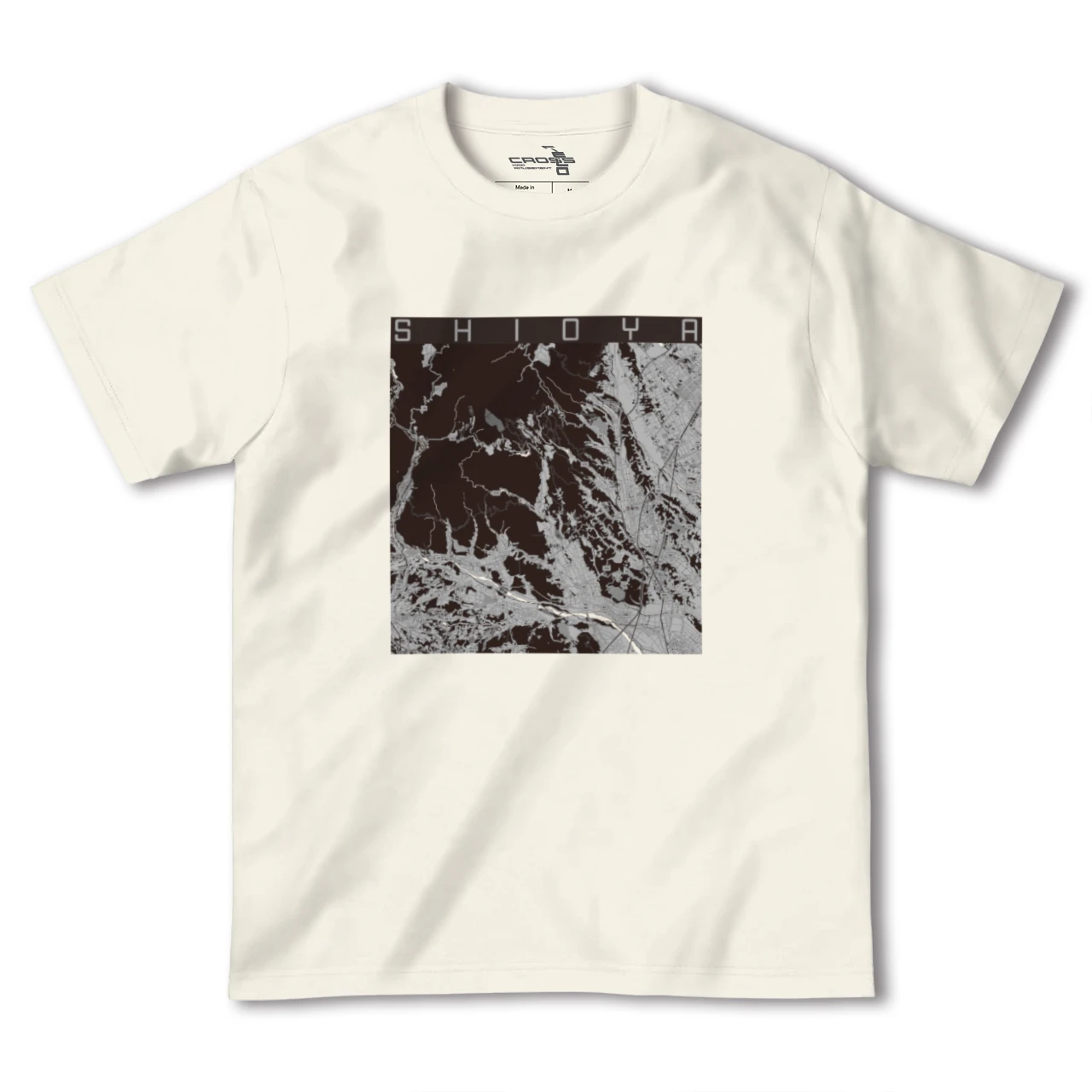 【塩谷(栃木県)】地図柄ヘビーウェイトTシャツ