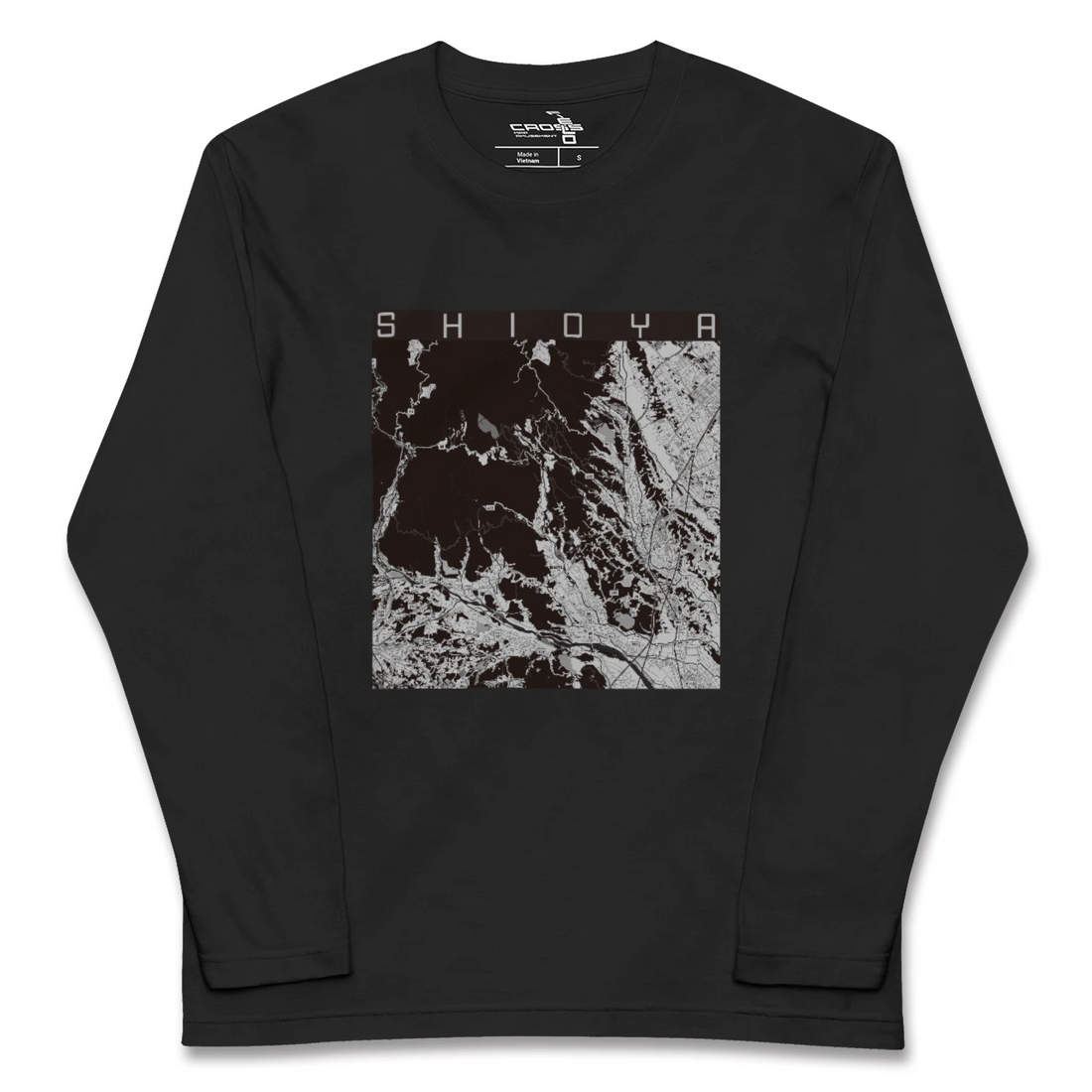 【塩谷(栃木県)】地図柄ロングスリーブTシャツ