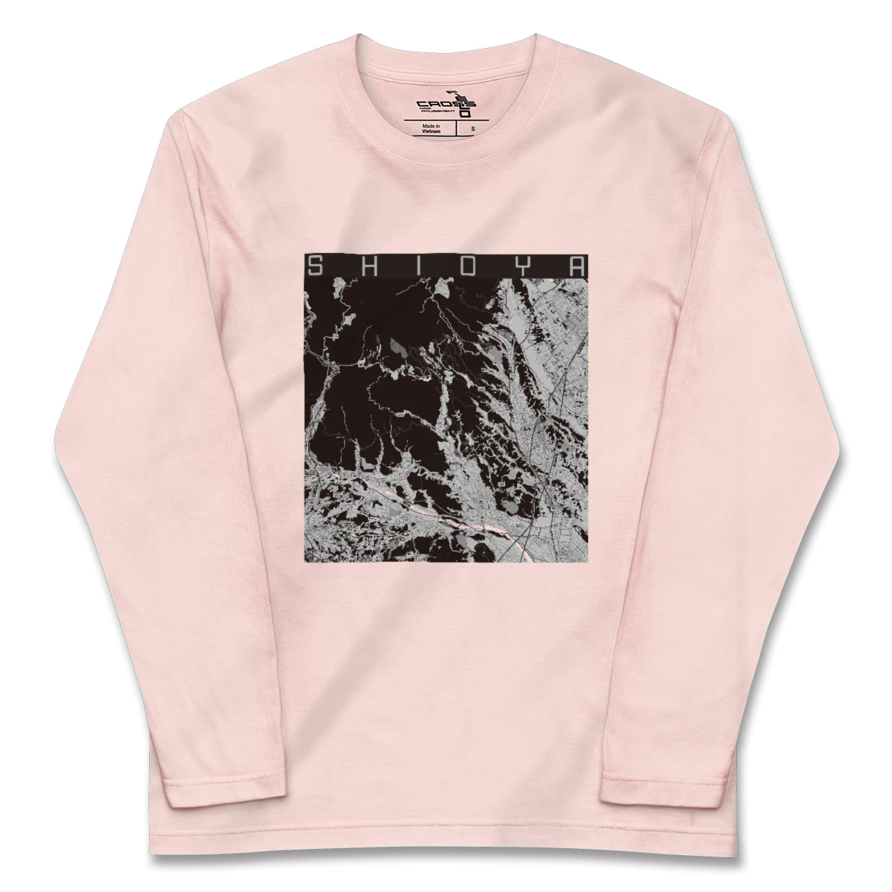【塩谷(栃木県)】地図柄ロングスリーブTシャツ