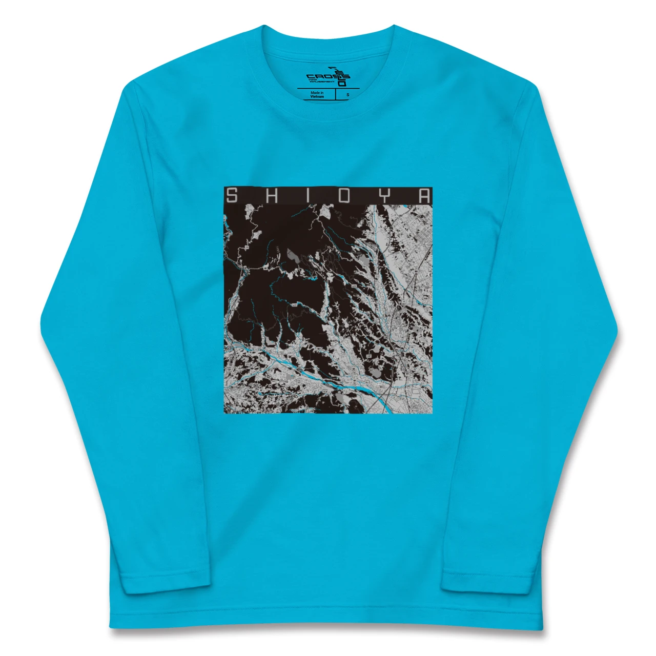 【塩谷(栃木県)】地図柄ロングスリーブTシャツ