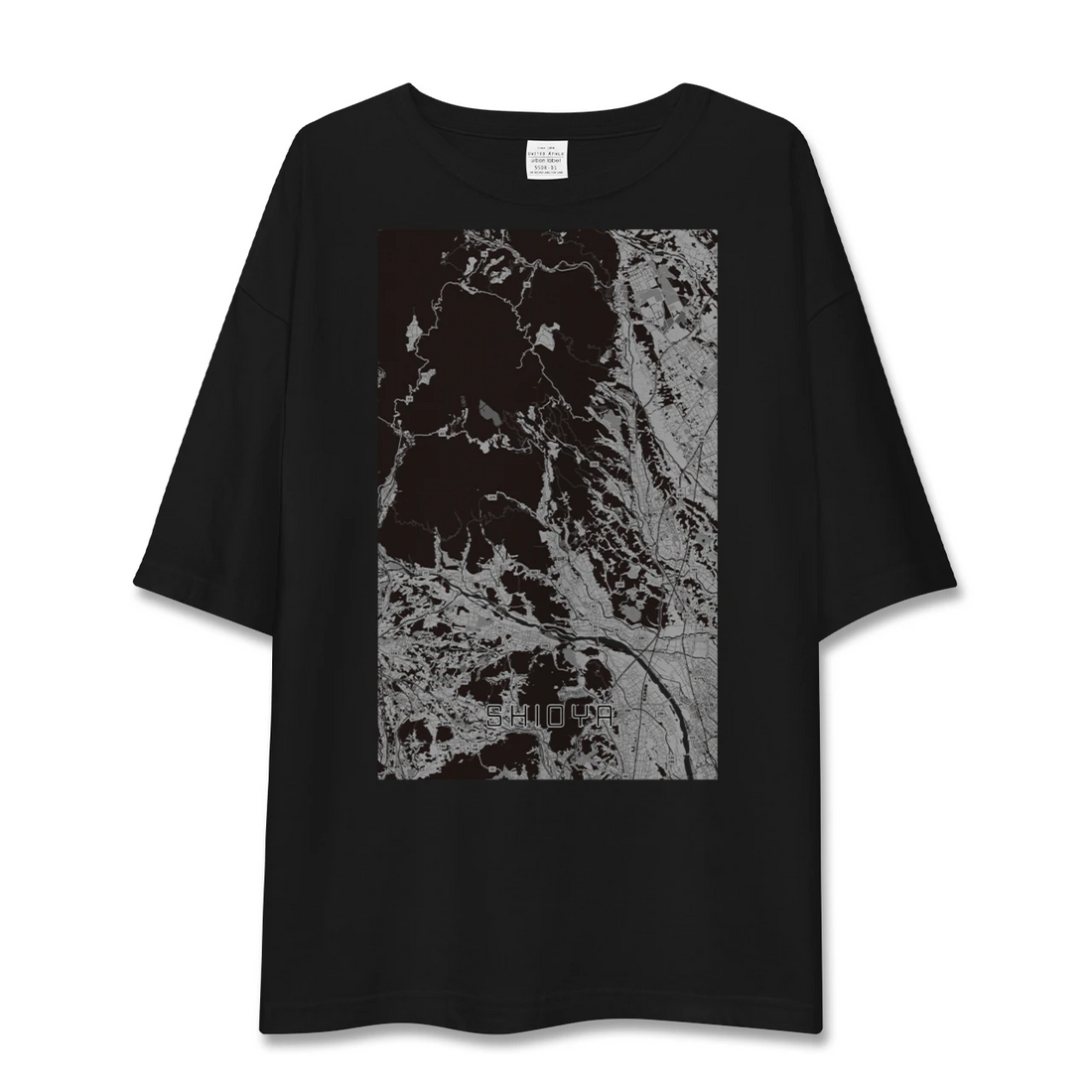 【塩谷(栃木県)】地図柄ビッグシルエットTシャツ