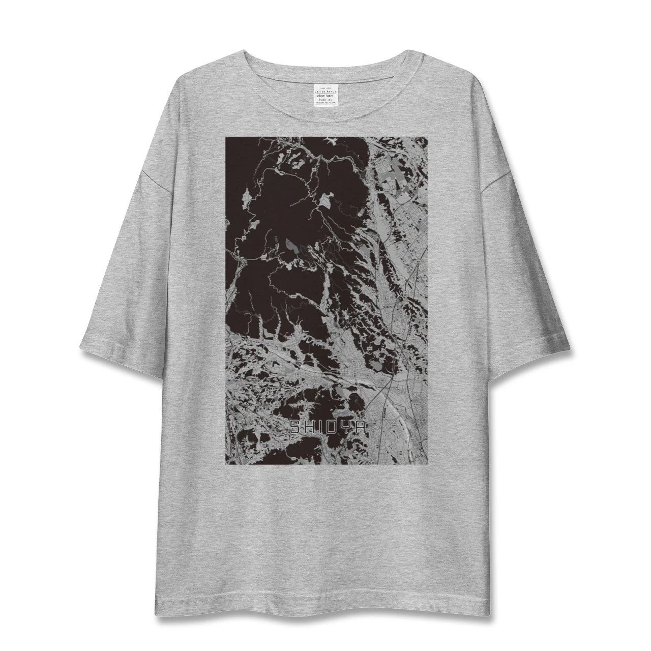 【塩谷(栃木県)】地図柄ビッグシルエットTシャツ