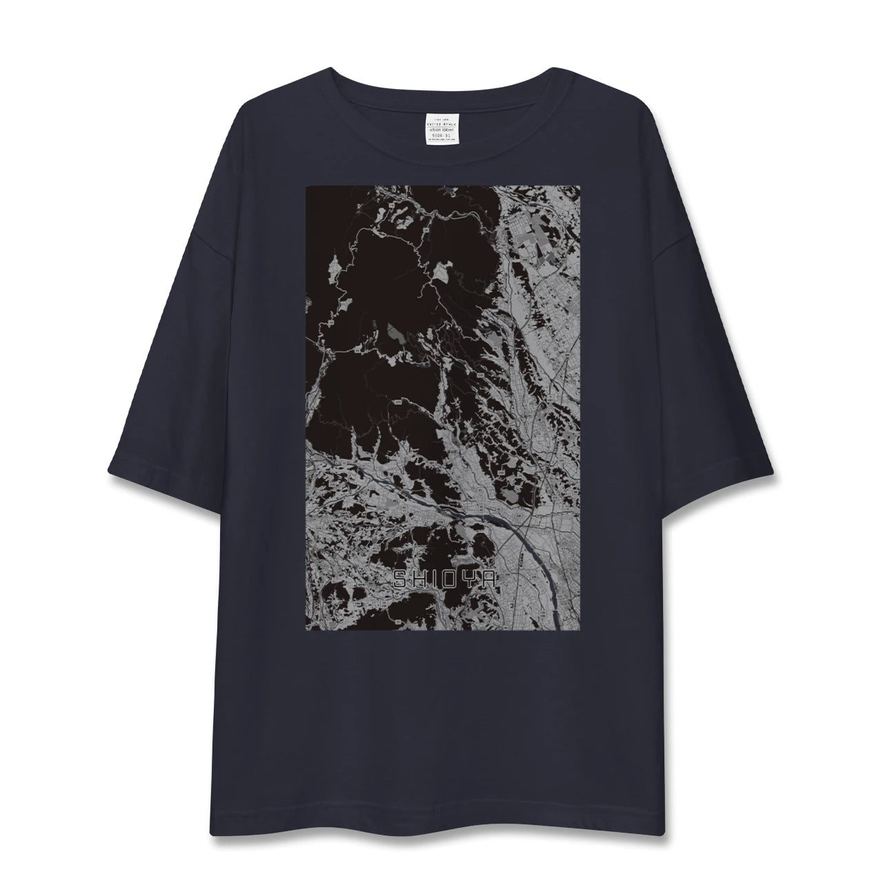 【塩谷(栃木県)】地図柄ビッグシルエットTシャツ