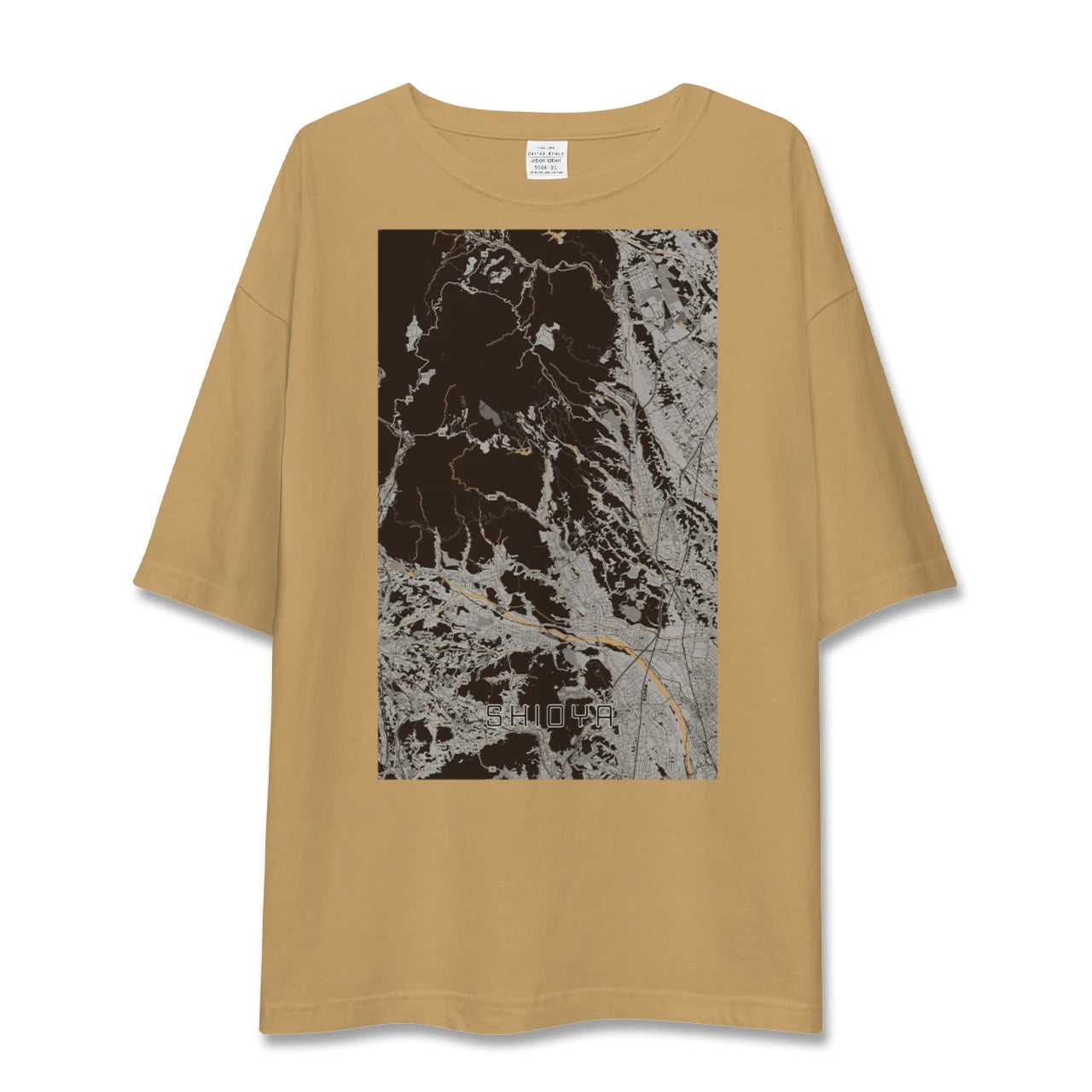 【塩谷(栃木県)】地図柄ビッグシルエットTシャツ