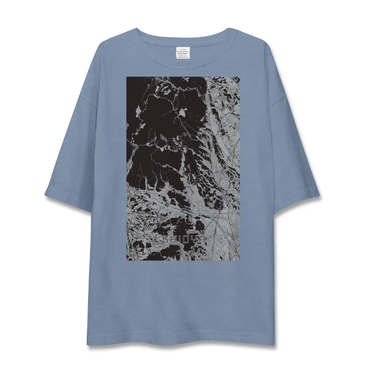 【塩谷(栃木県)】地図柄ビッグシルエットTシャツ