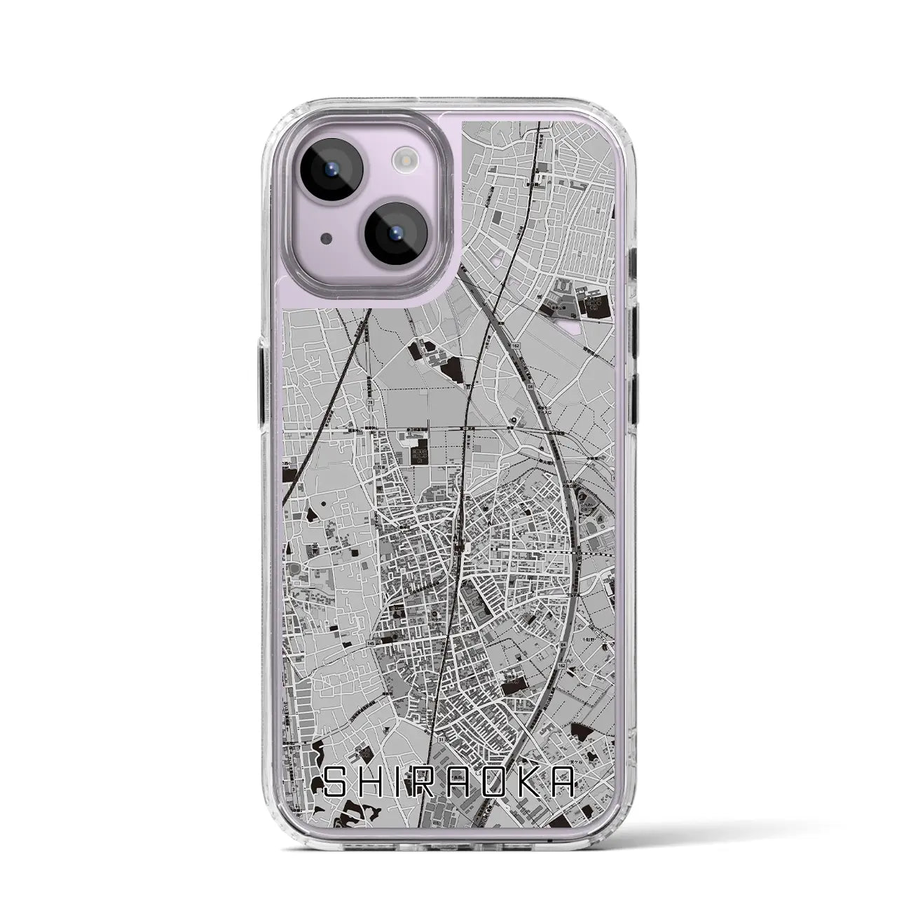 【白岡(埼玉県)】地図柄iPhoneケース(MagSafeタイプ)