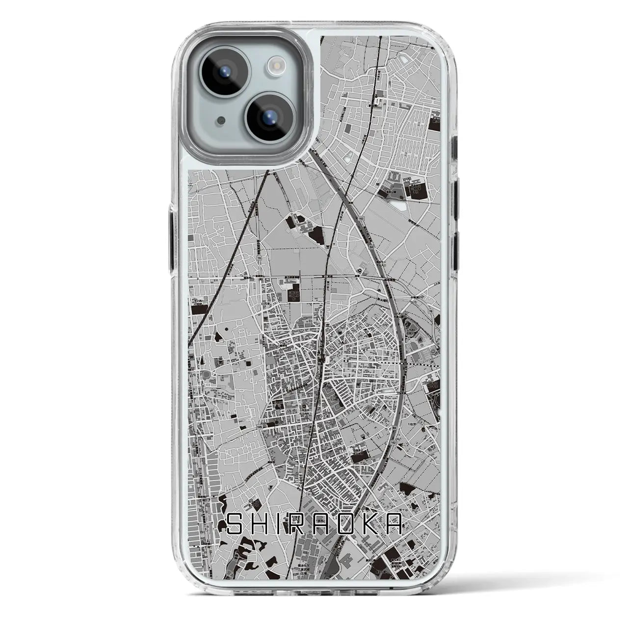 【白岡(埼玉県)】地図柄iPhoneケース(MagSafeタイプ)