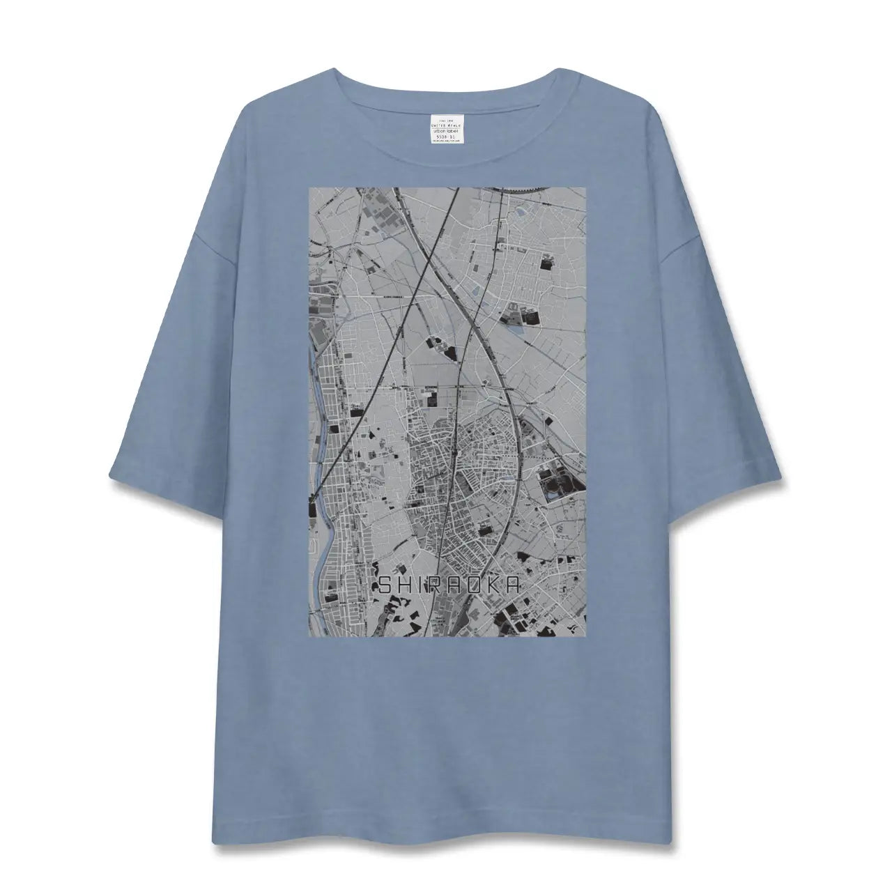 【白岡(埼玉県)】地図柄ビッグシルエットTシャツ