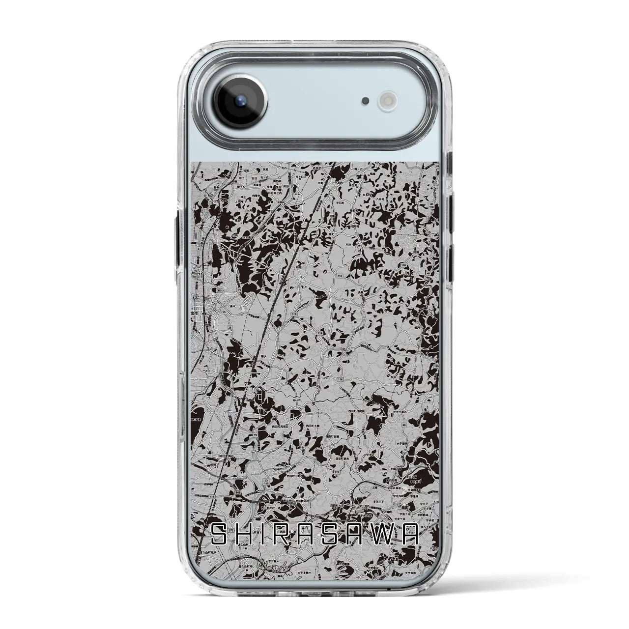 【白沢(福島県)】地図柄iPhoneケース(MagSafeタイプ)