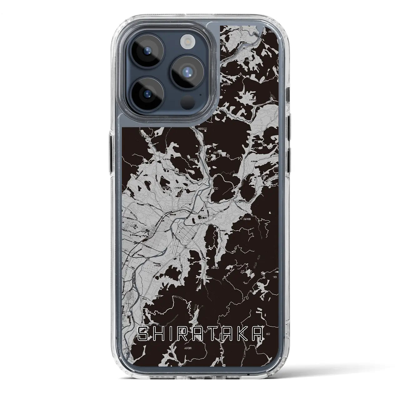 【白鷹(山形県)】地図柄iPhoneケース(MagSafeタイプ)