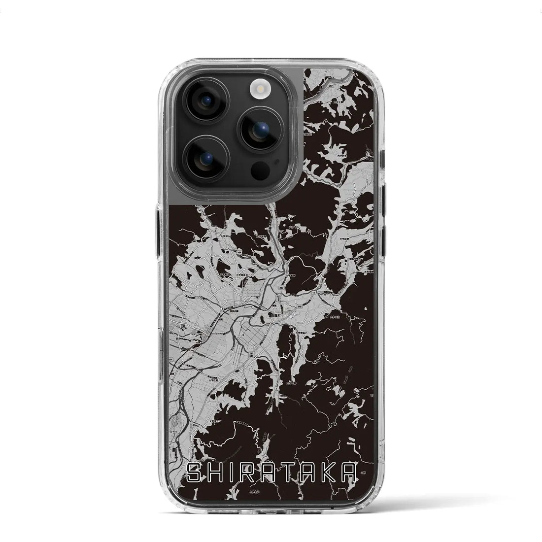 【白鷹(山形県)】地図柄iPhoneケース(MagSafeタイプ)