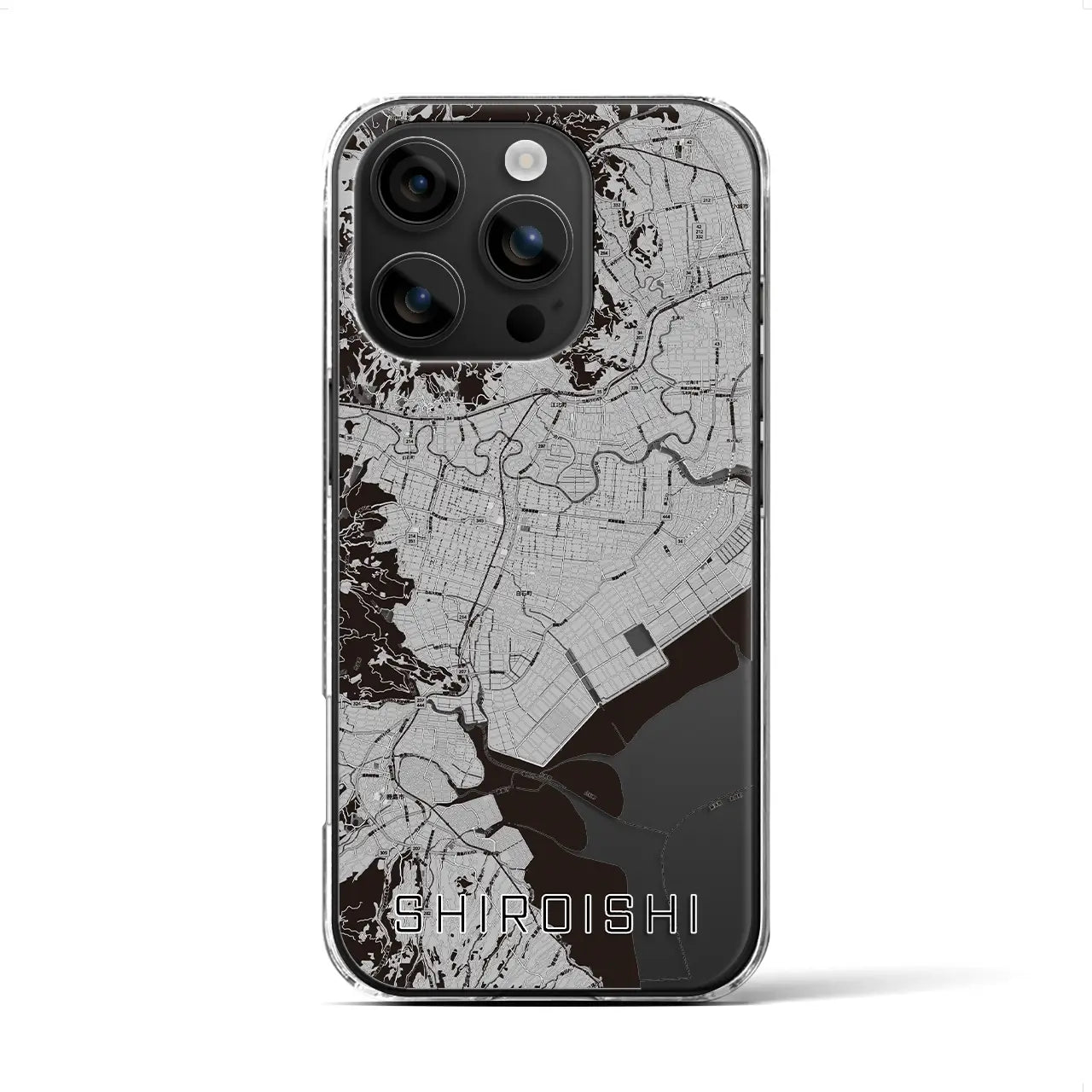 【白石(佐賀県)】地図柄iPhoneケース(クリアタイプ)