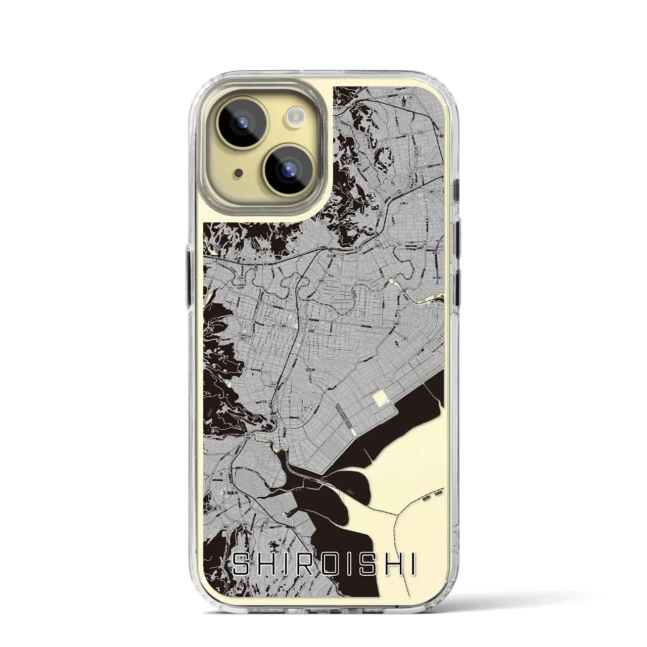 【白石(佐賀県)】地図柄iPhoneケース(MagSafeタイプ)