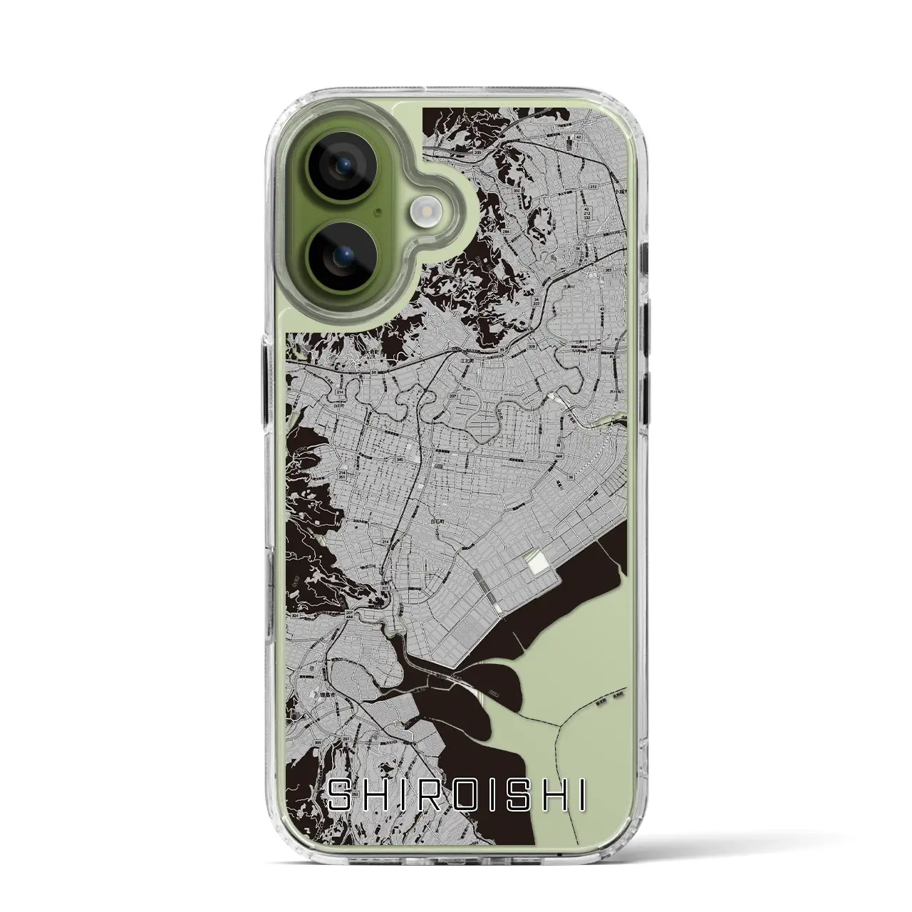 【白石(佐賀県)】地図柄iPhoneケース(MagSafeタイプ)