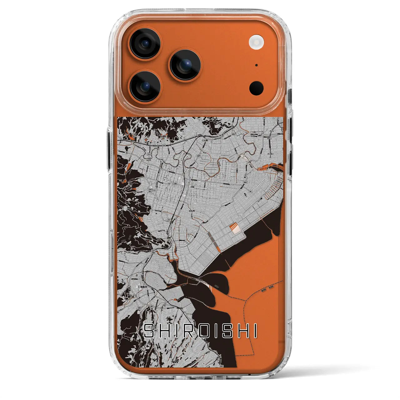 【白石(佐賀県)】地図柄iPhoneケース(MagSafeタイプ)