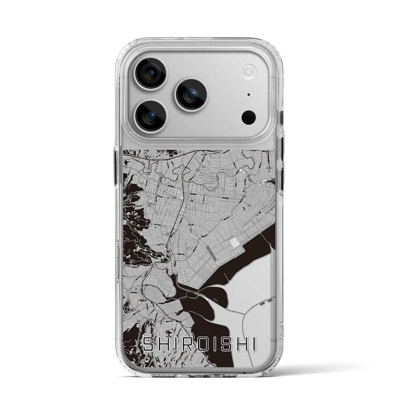 【白石(佐賀県)】地図柄iPhoneケース(MagSafeタイプ)