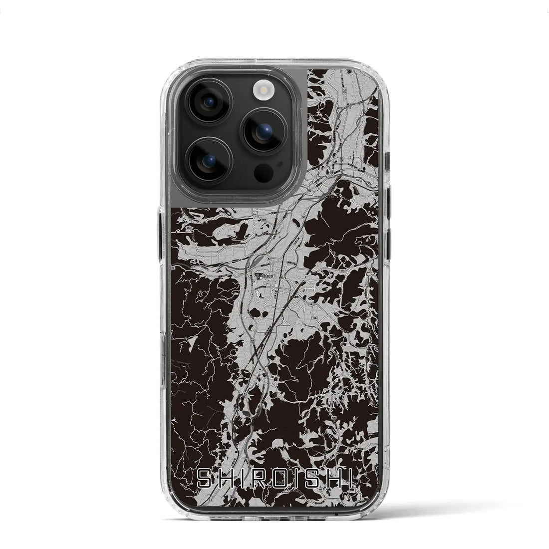 【白石(宮城県)】地図柄iPhoneケース(MagSafeタイプ)