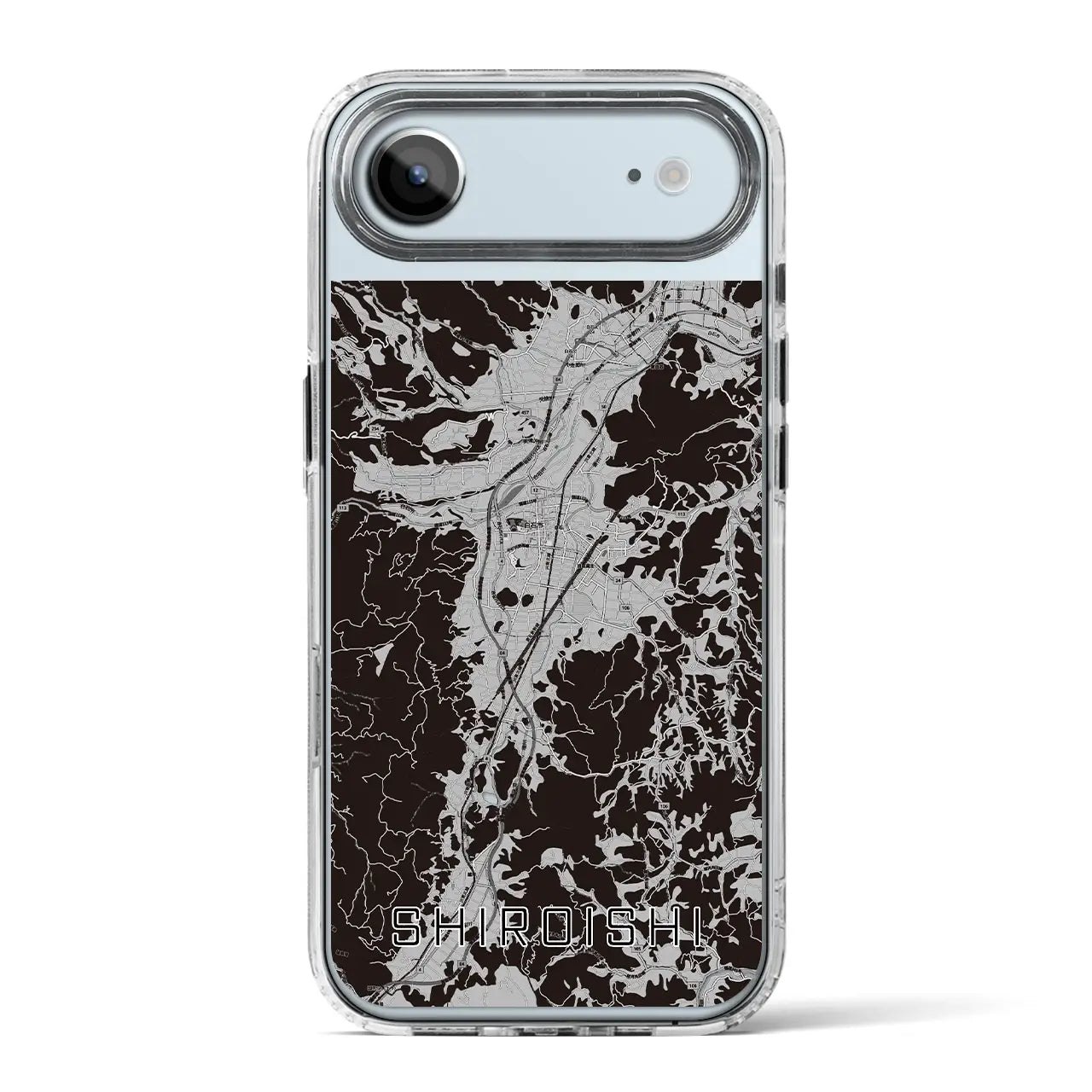 【白石(宮城県)】地図柄iPhoneケース(MagSafeタイプ)