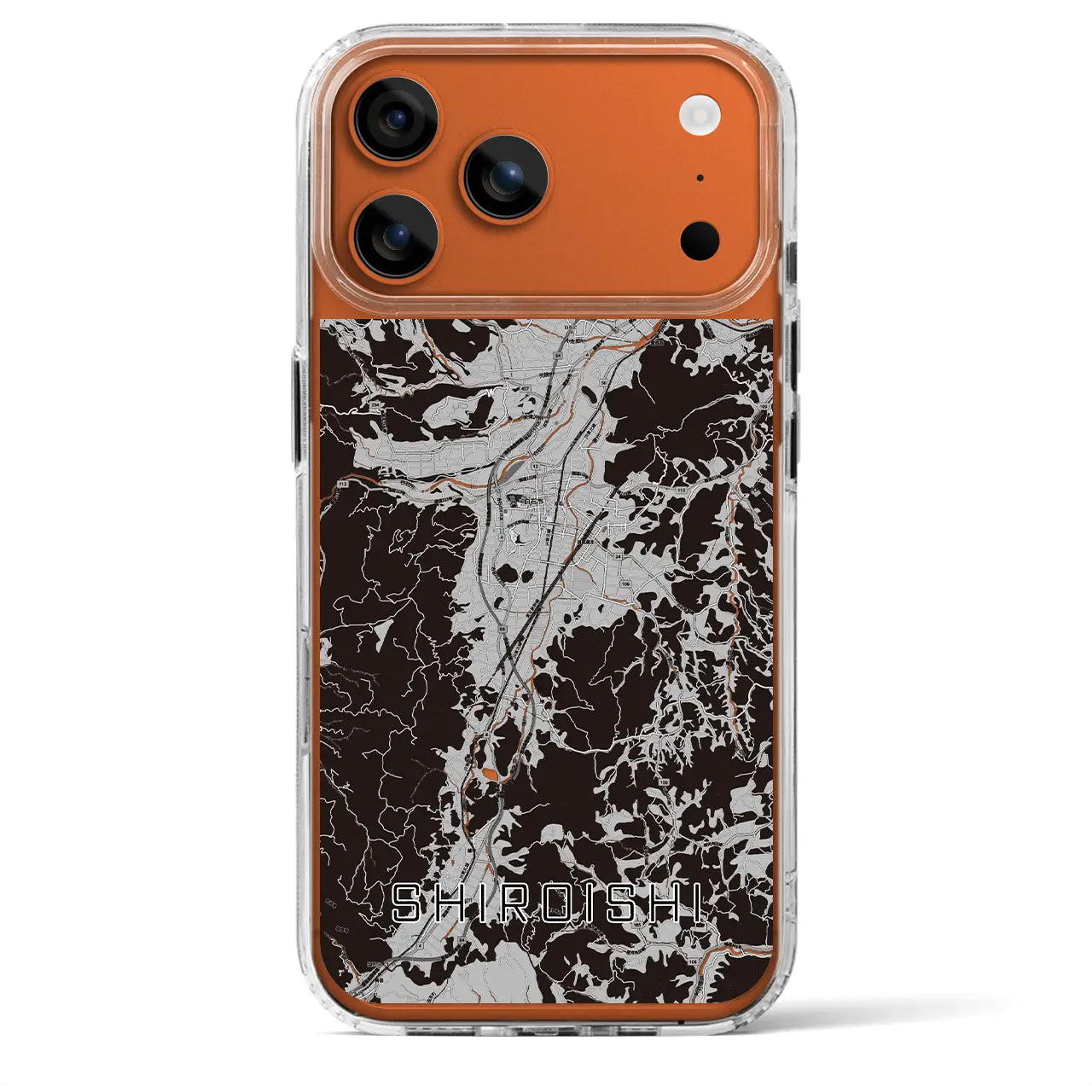 【白石(宮城県)】地図柄iPhoneケース(MagSafeタイプ)